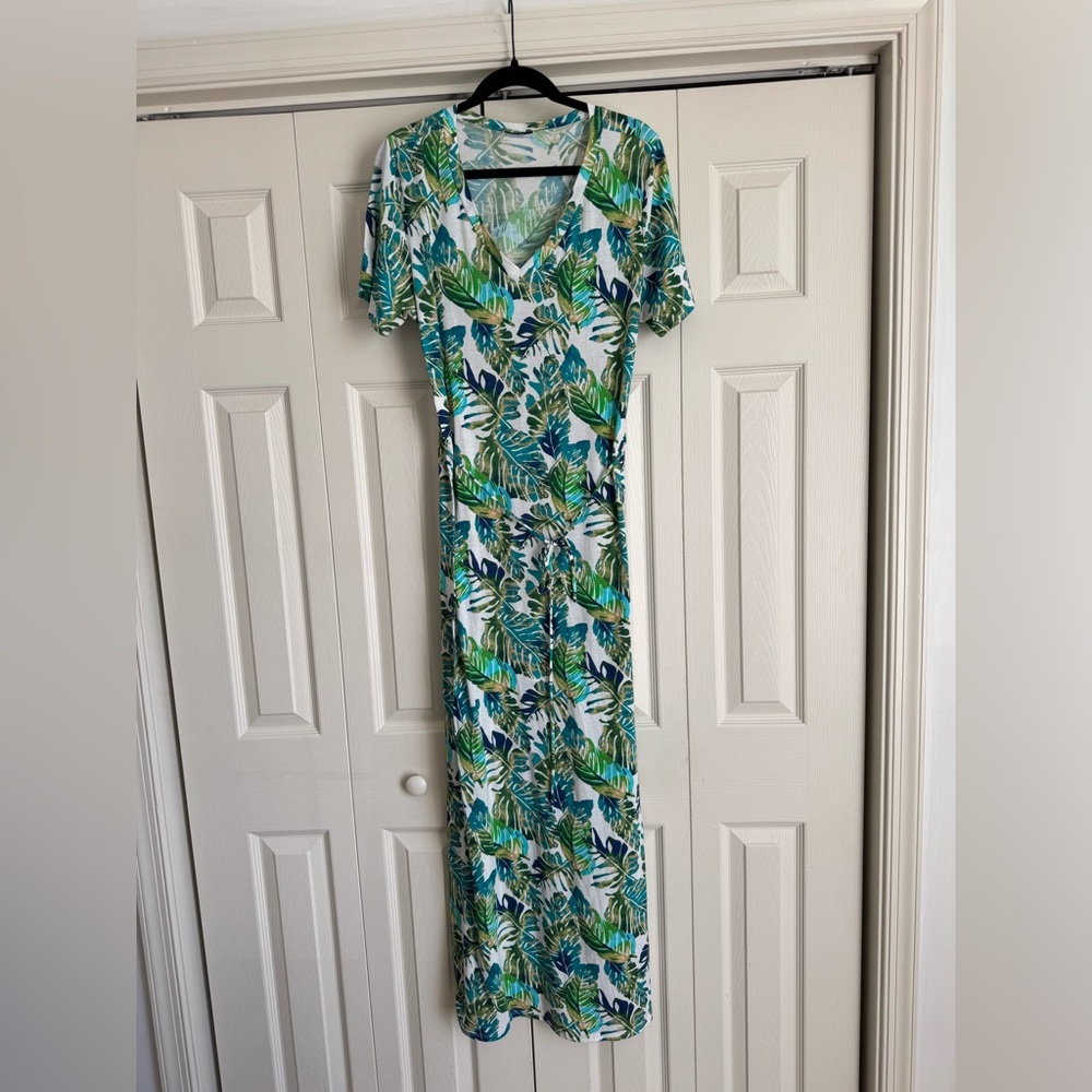 Jodifl Palm Print Maxi Dress